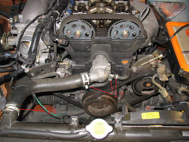 Demontage alternateur mazda 3
